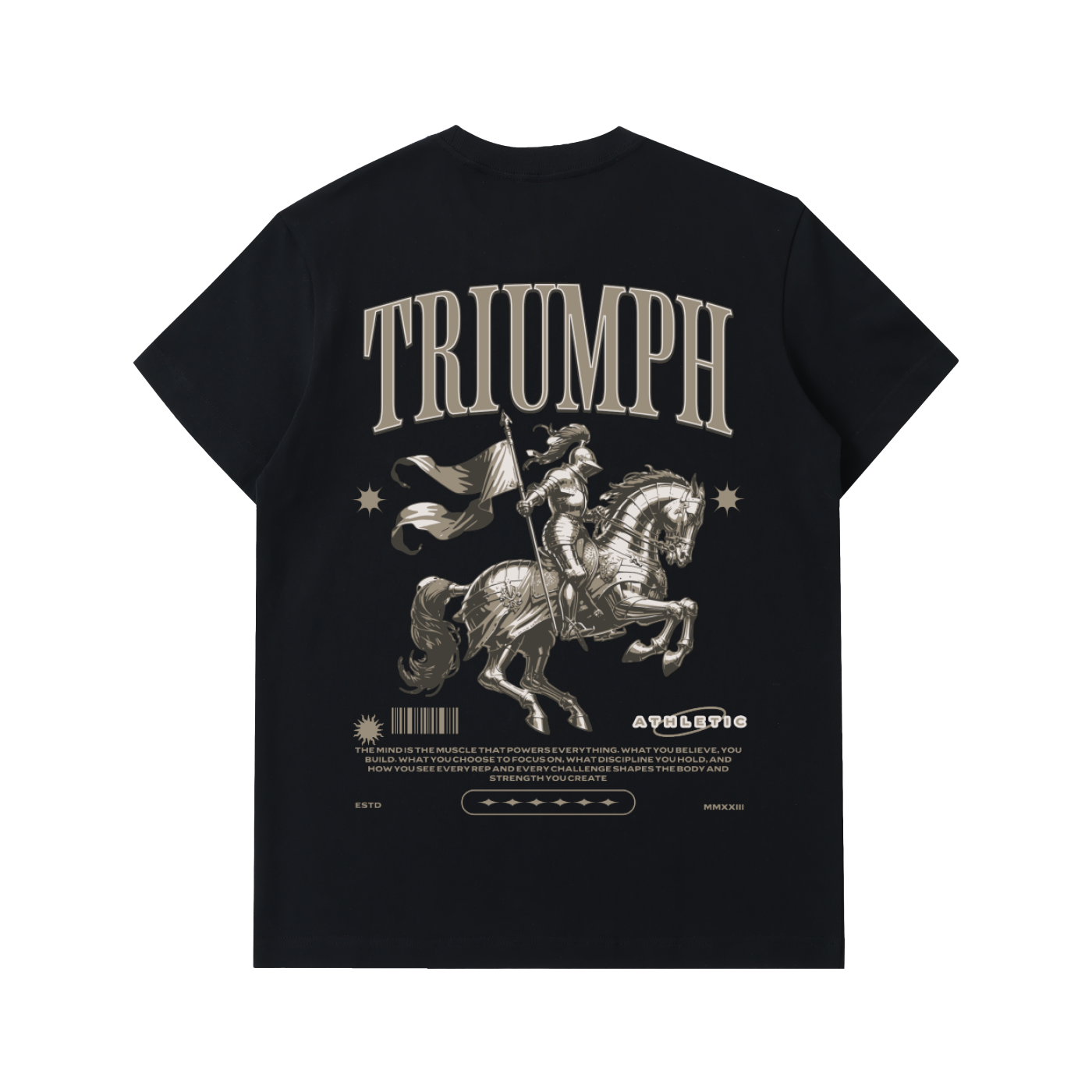 Mentality Heavyweight Tee-Brown