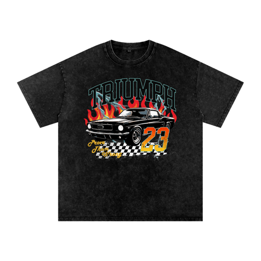 Mustang Acid Washed Tee