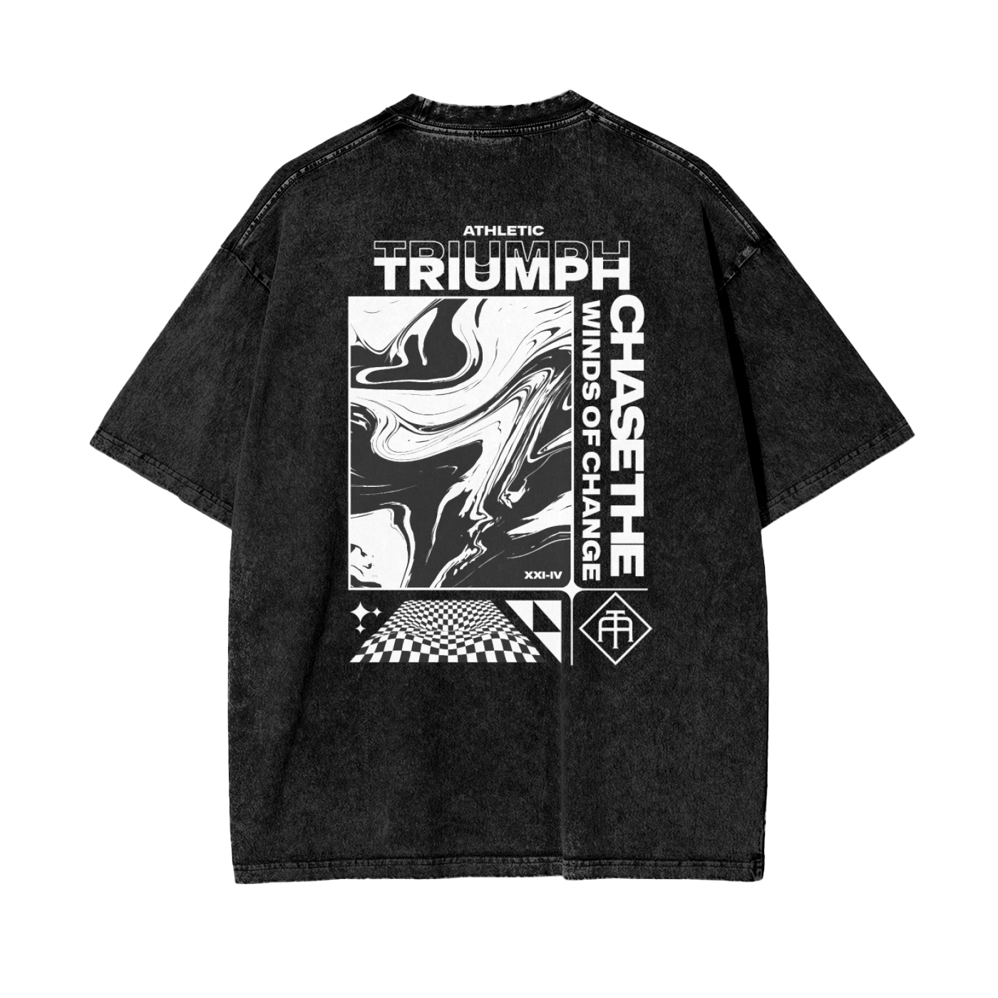 Elemental Acid Washed Oversized Tee