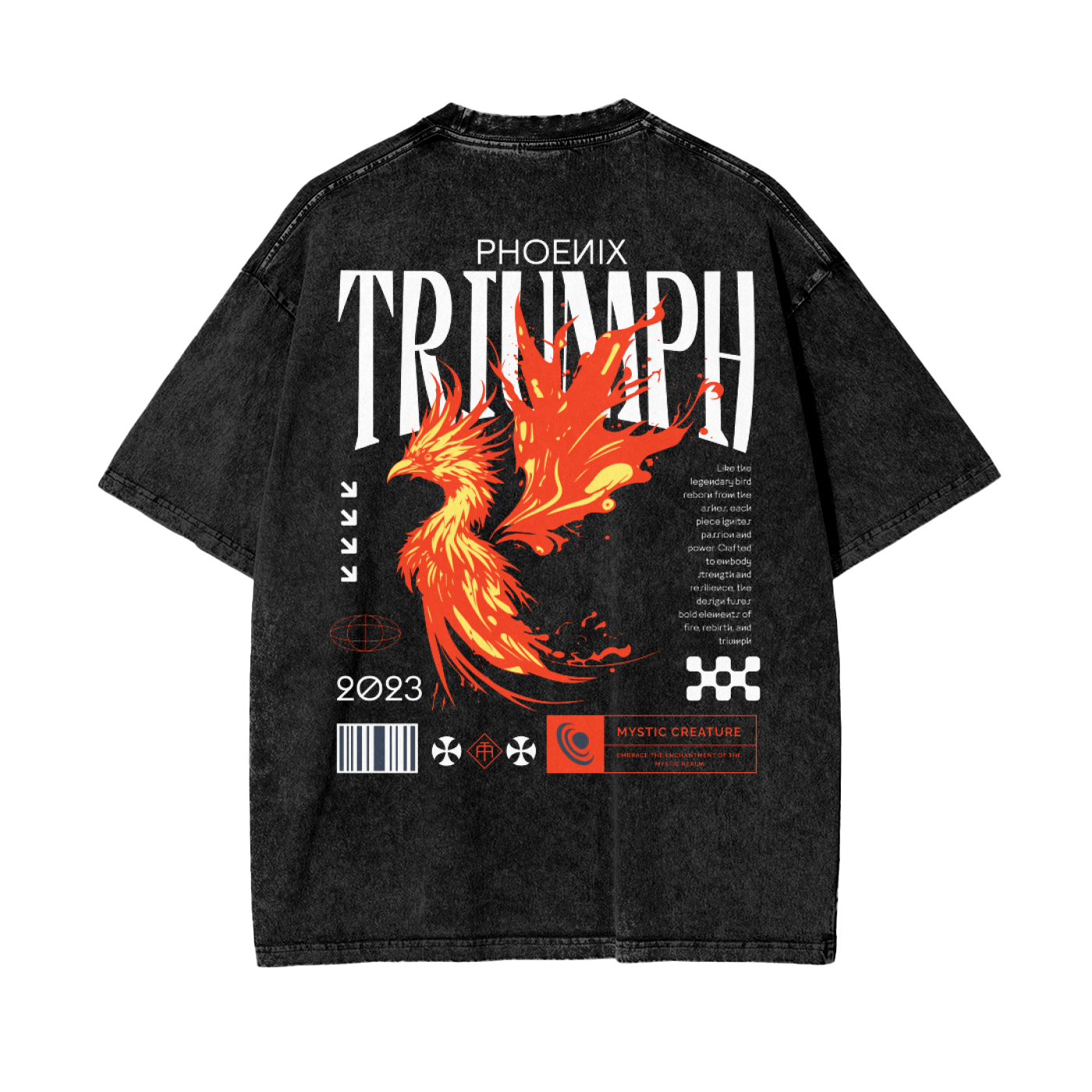 Elemental Acid Washed Oversized Tee