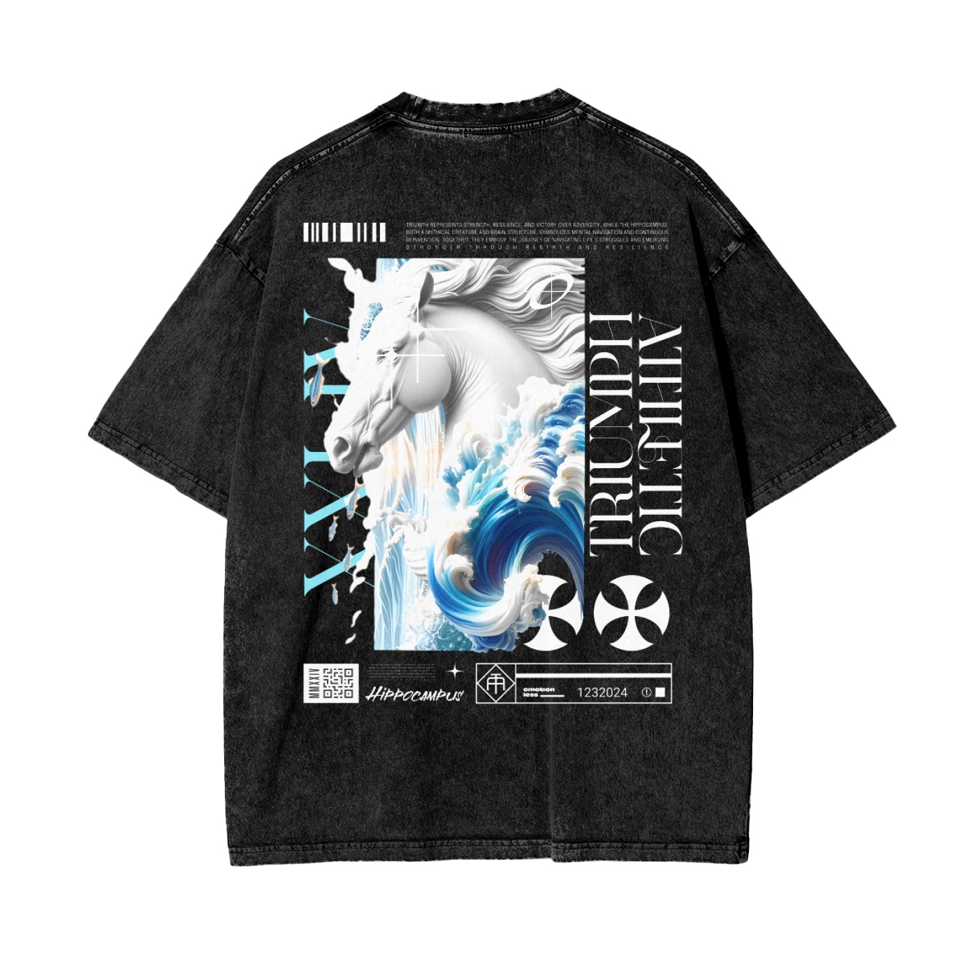 Elemental Acid Washed Oversized Tee