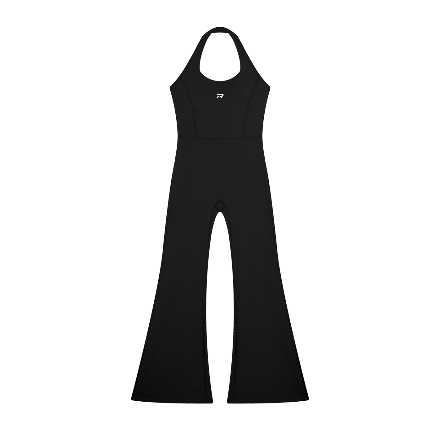 Phase Halter Flared Jumpsuit