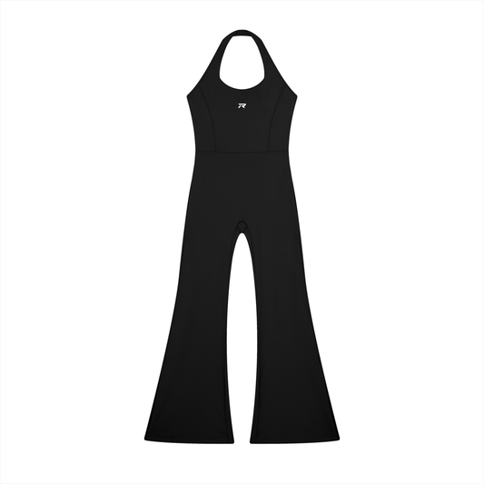 Phase Halter Flared Jumpsuit