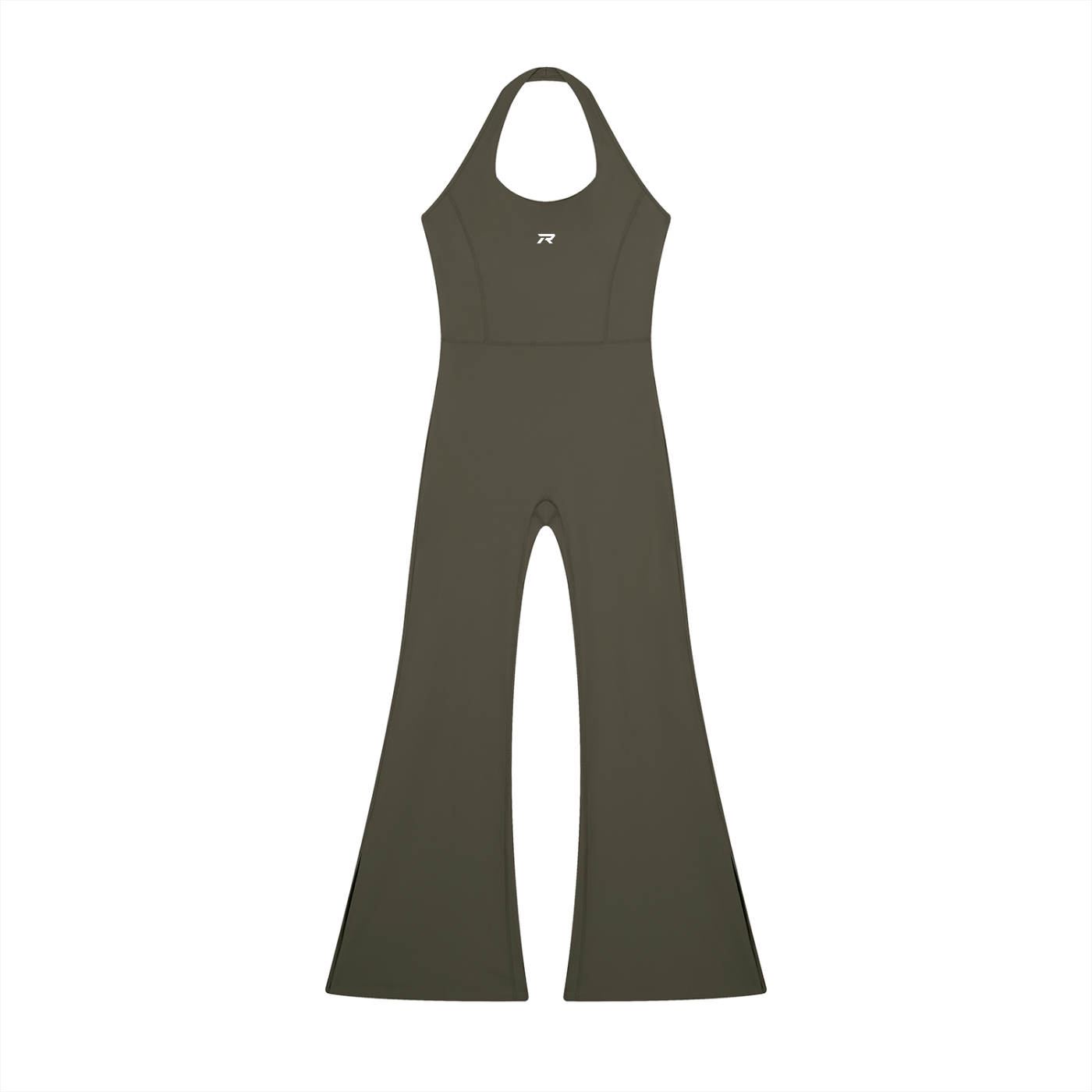 Phase Halter Flared Jumpsuit