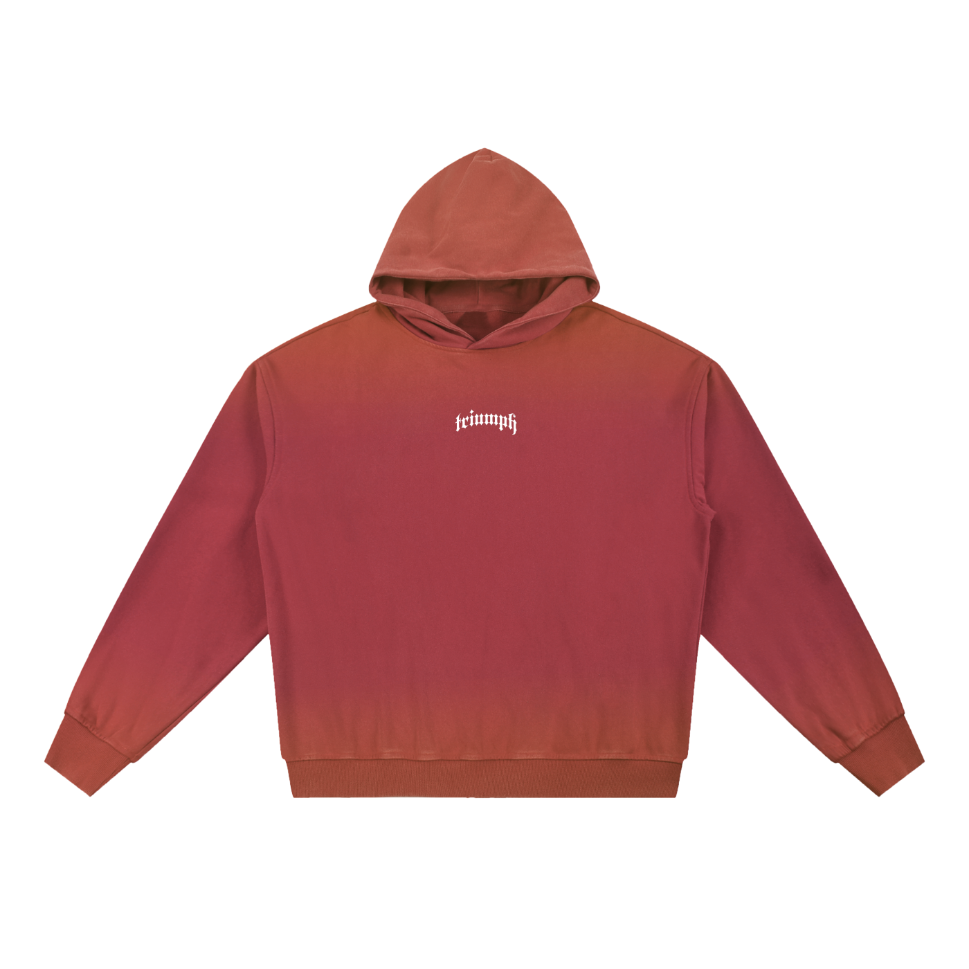 ‘Process’ Gradient Washed Fleece Hoodie