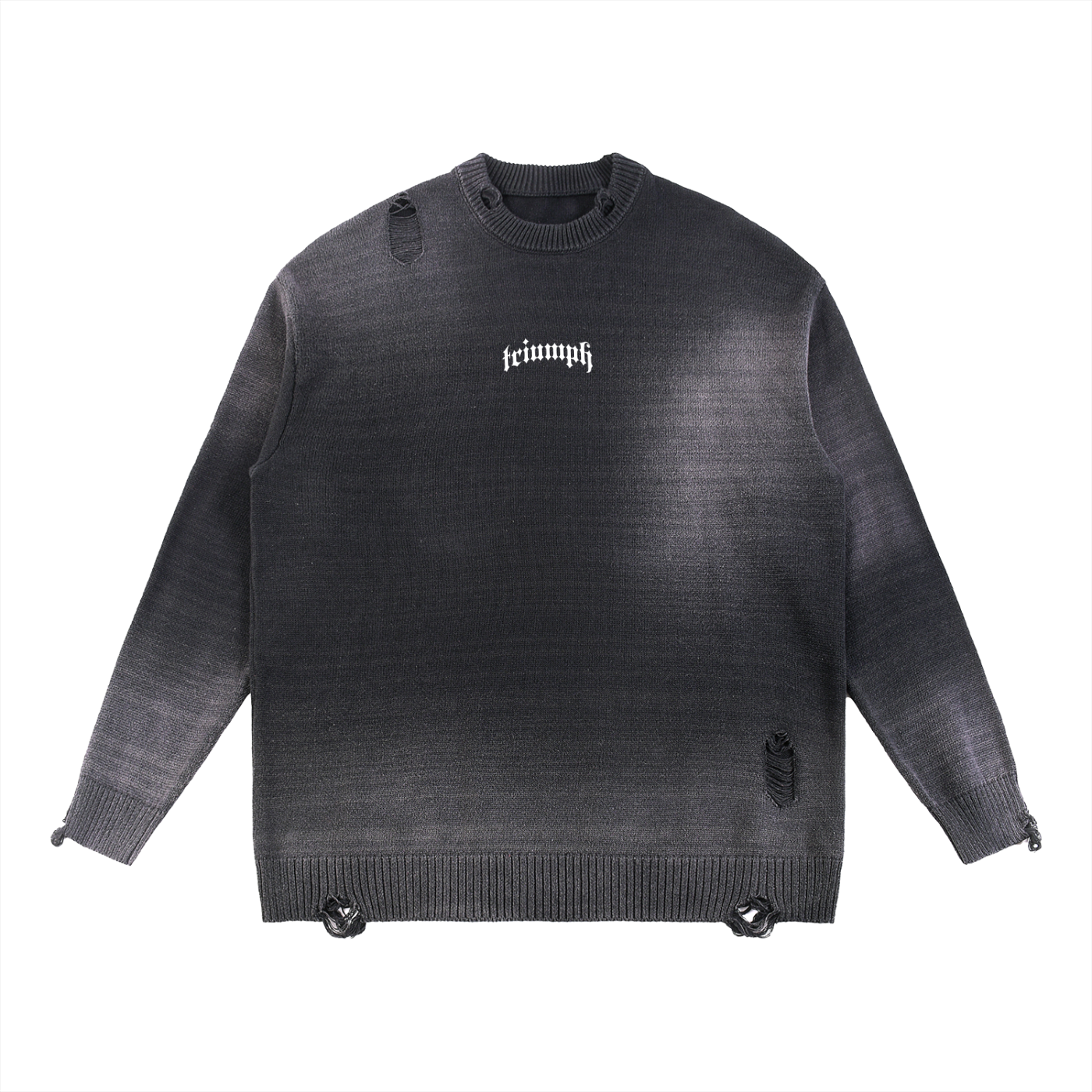 ‘Process’ Gradient Washed Sweatshirt