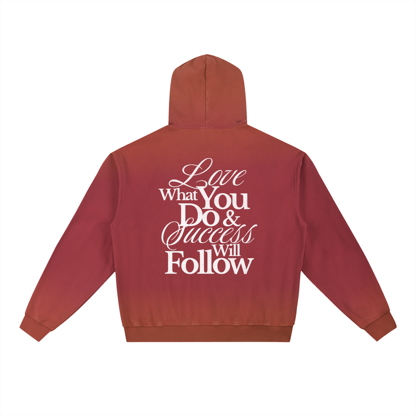 ‘Process’ Gradient Washed Fleece Hoodie