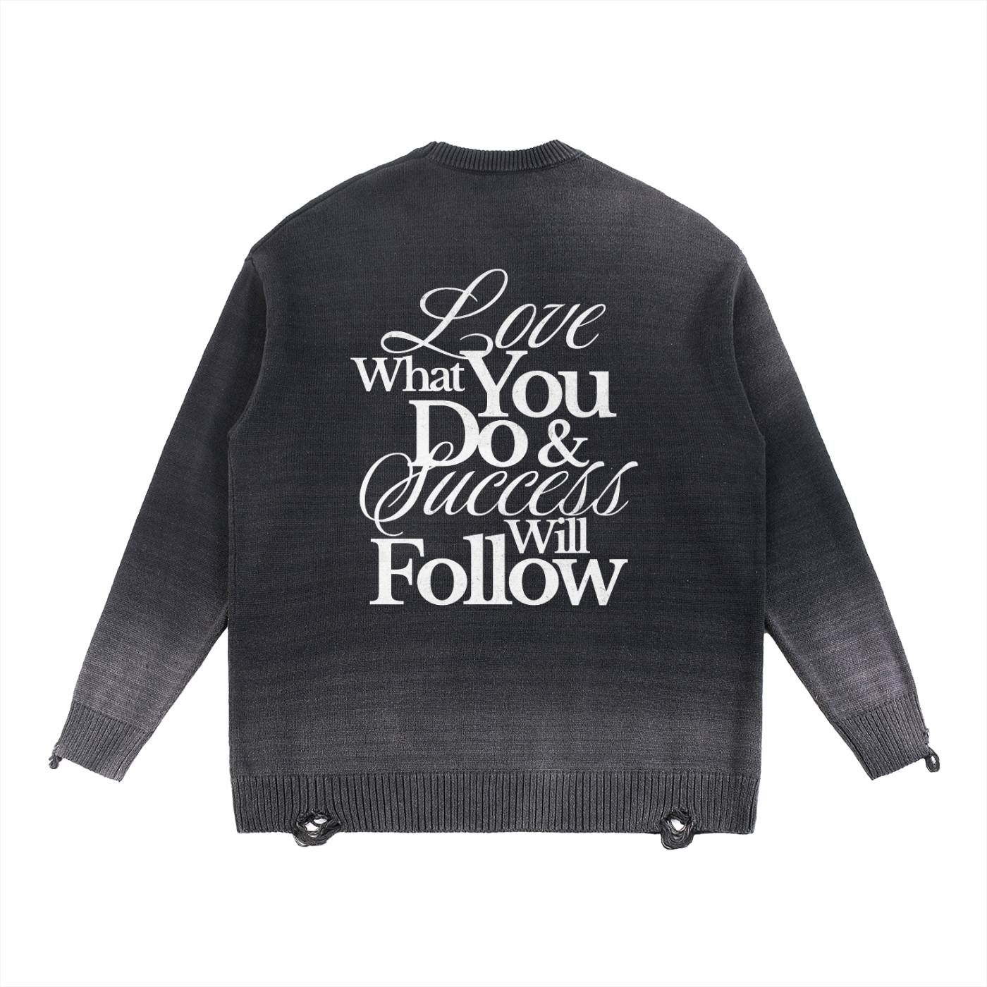 ‘Process’ Gradient Washed Sweatshirt