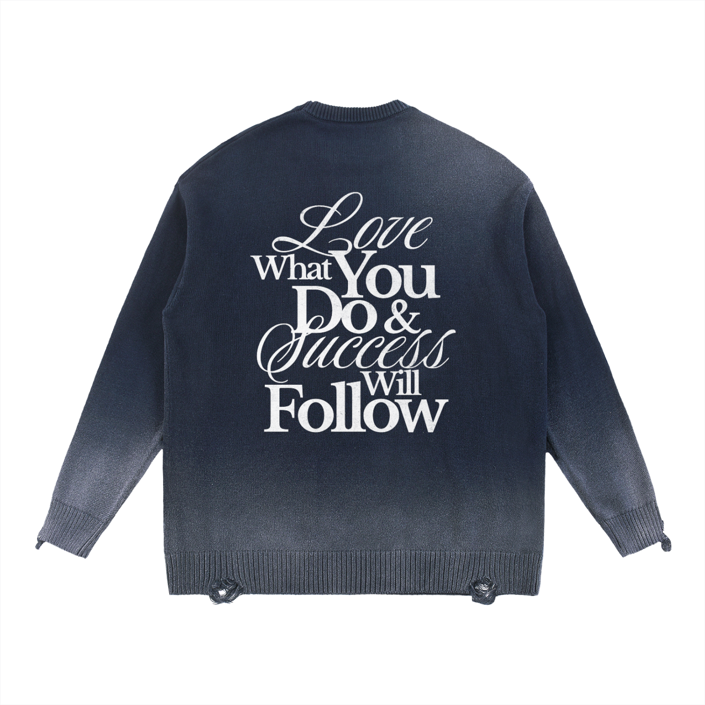 ‘Process’ Gradient Washed Sweatshirt