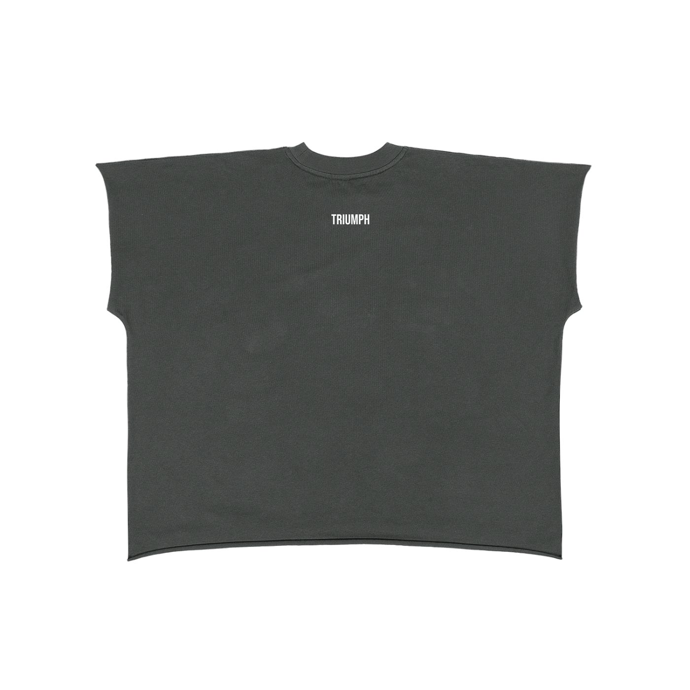 Boxy Cutoff Oversized Tee