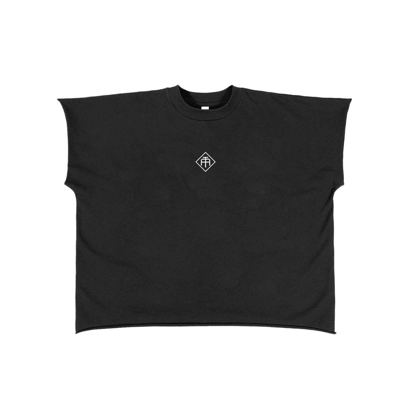 Boxy Cutoff Oversized Tee