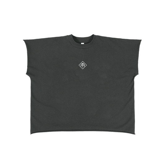 Boxy Cutoff Oversized Tee