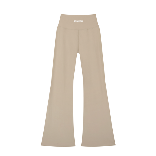 Regular High-Waisted Flared Leggings