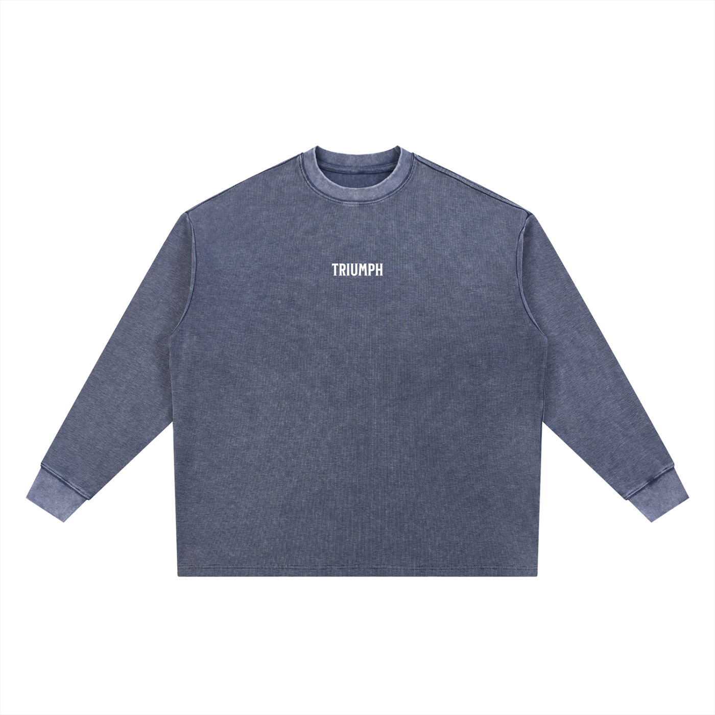 Retro Waffle Oversized Sweatshirt