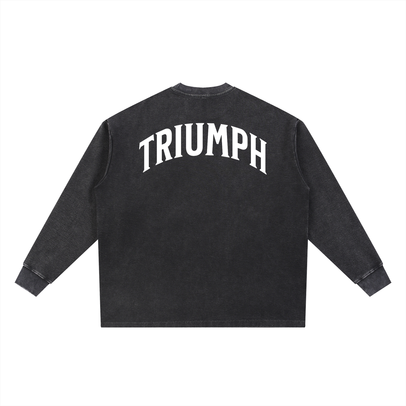 Retro Waffle Oversized Sweatshirt