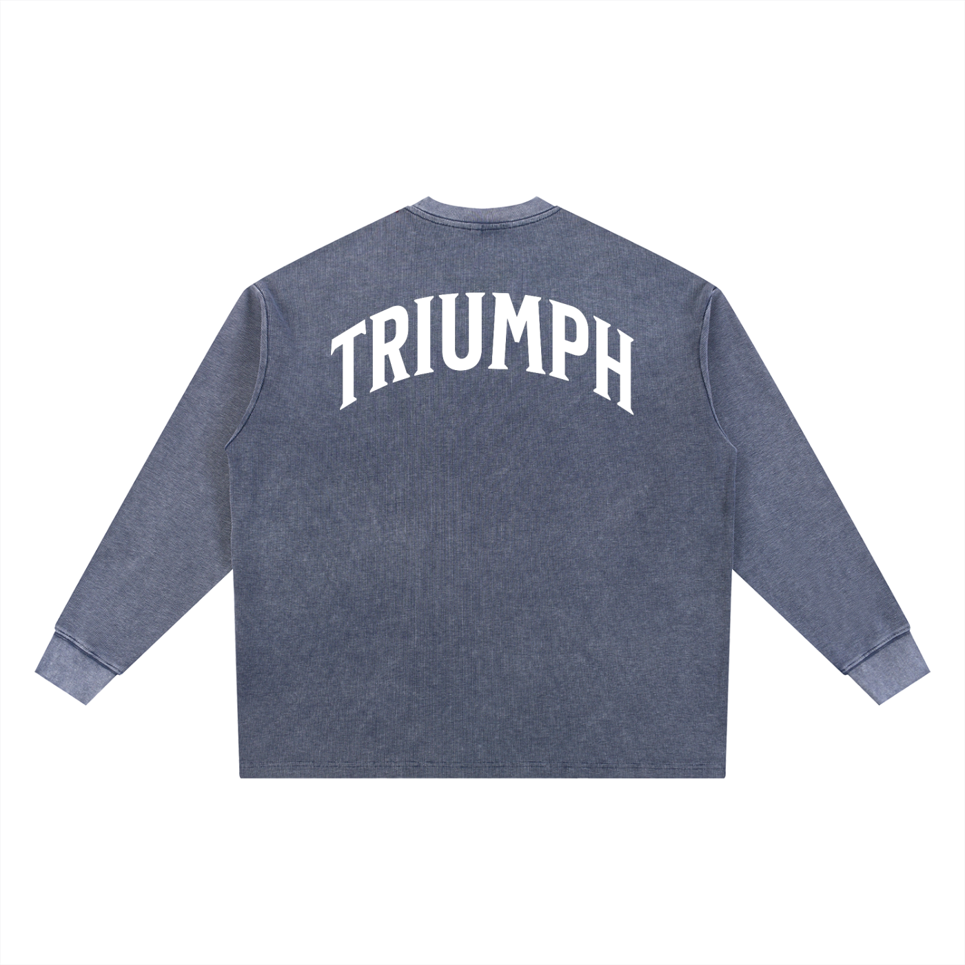Retro Waffle Oversized Sweatshirt
