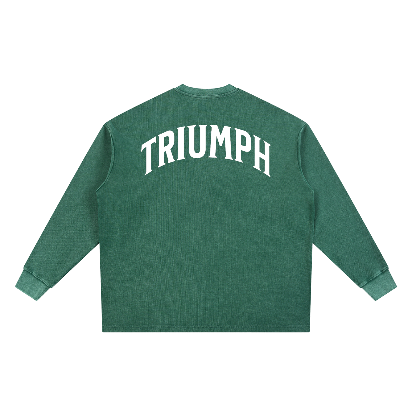 Retro Waffle Oversized Sweatshirt