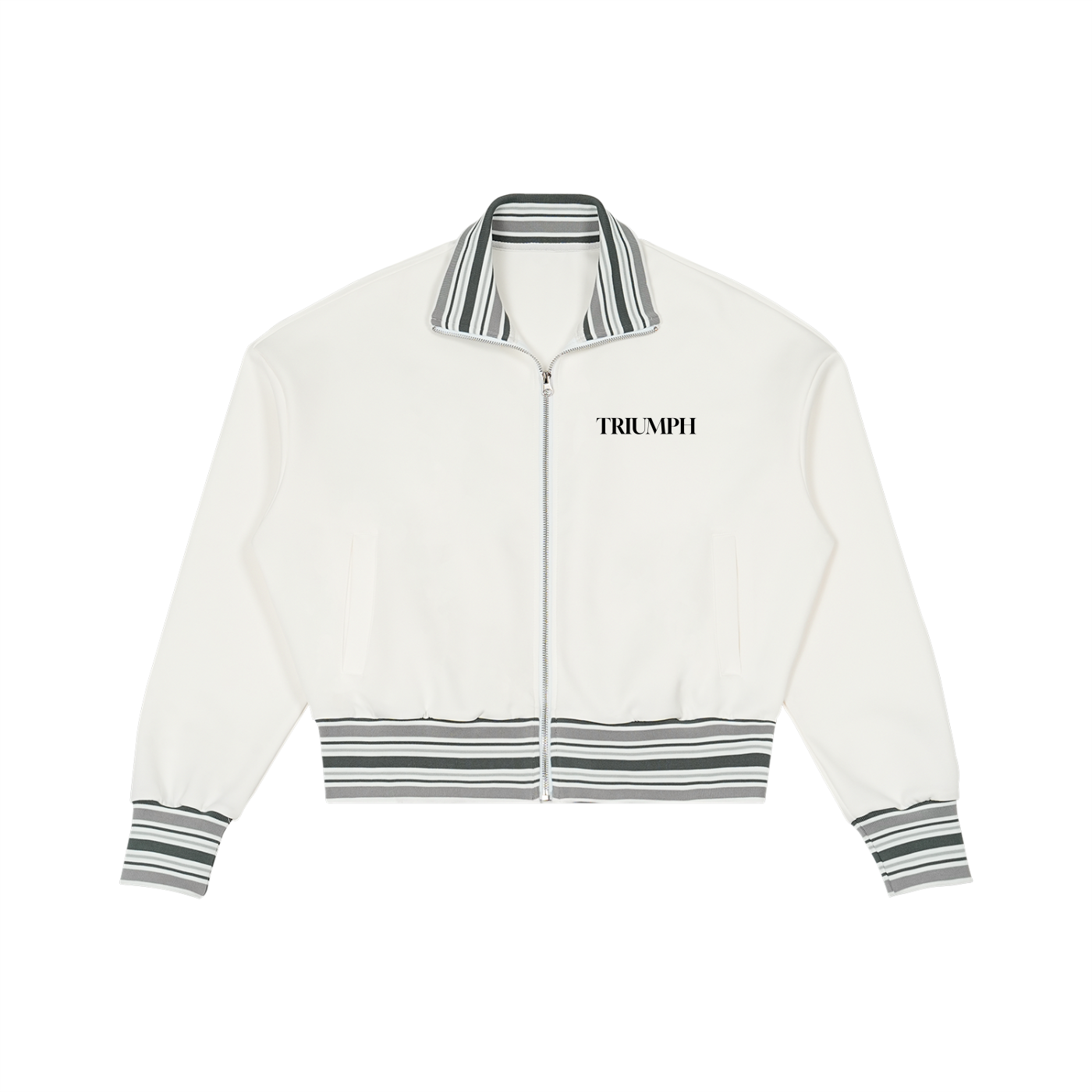 Rewind Collar Zip-Up Jacket