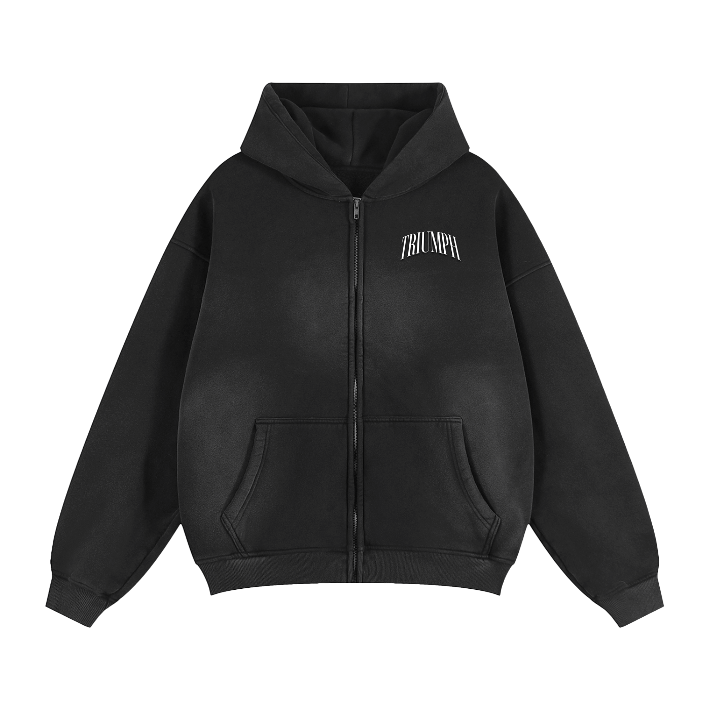 Skywatcher Stone Washed Zip-Up Hoodie
