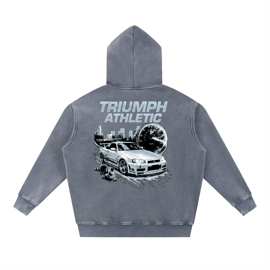 Gauge Fleece Oversized Hoodie