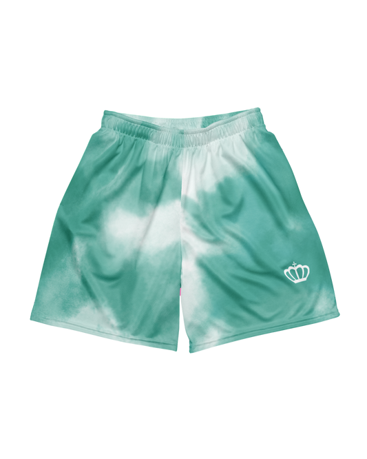 Mint Cloud Mesh Shorts