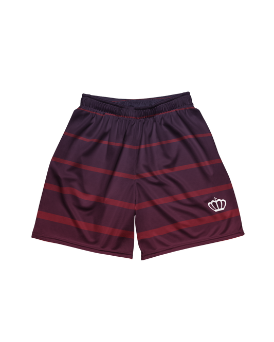 Gradient Red Mesh Shorts