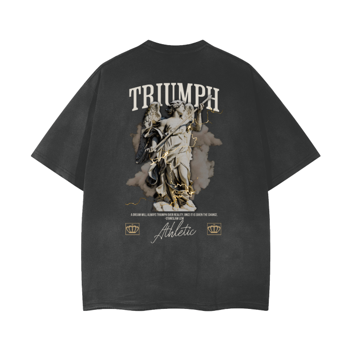 Electric Angel Oversized Frayed Tee