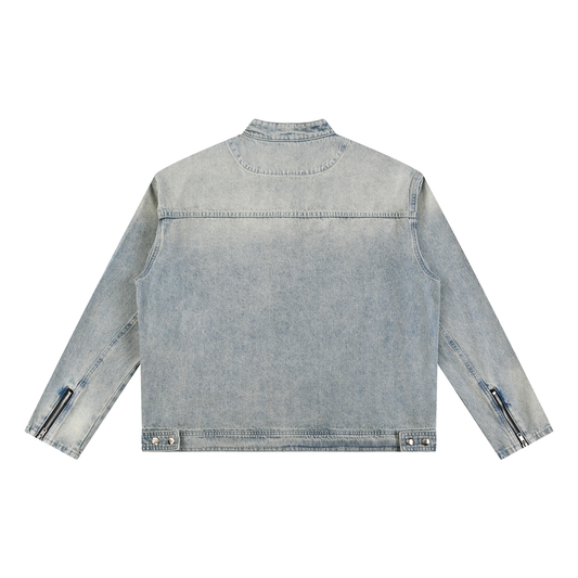 Triumph Vintage Wash Zip Denim Jacket