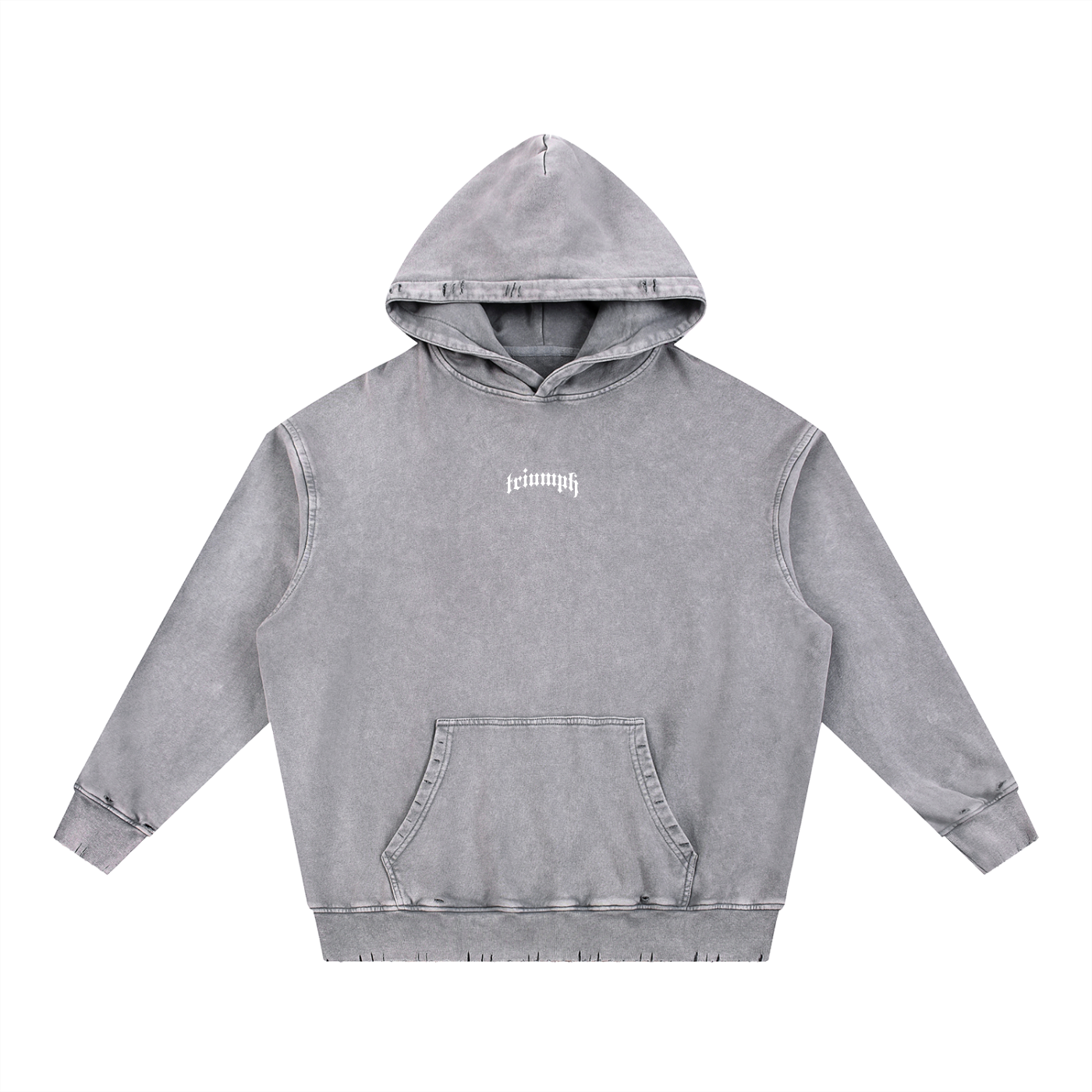 Triumph Acid Washed Heavyweight Hoodie