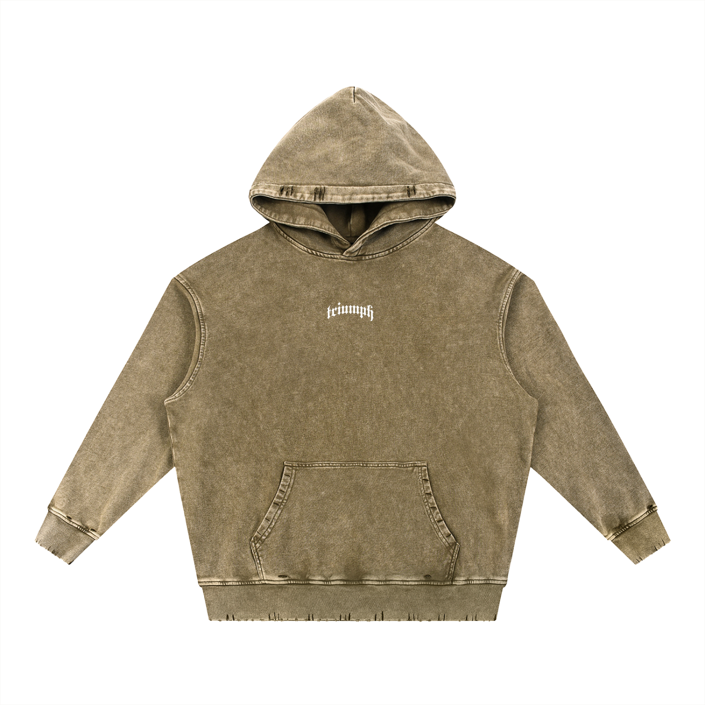 Triumph Acid Washed Heavyweight Hoodie