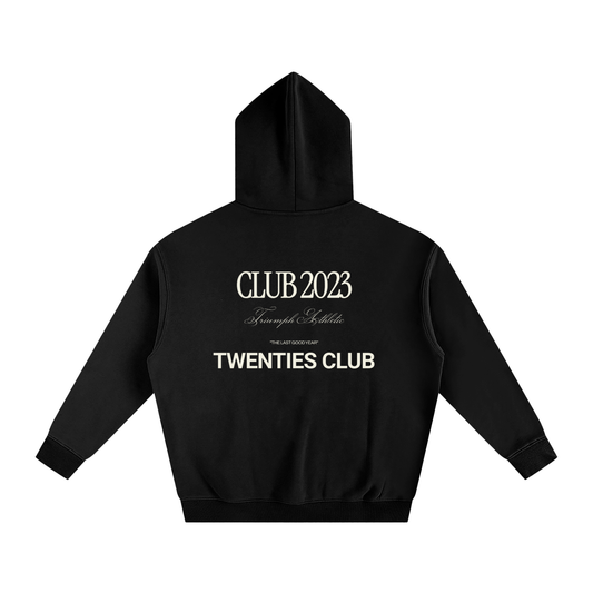 Twenties Oversized Fleece Hoodie