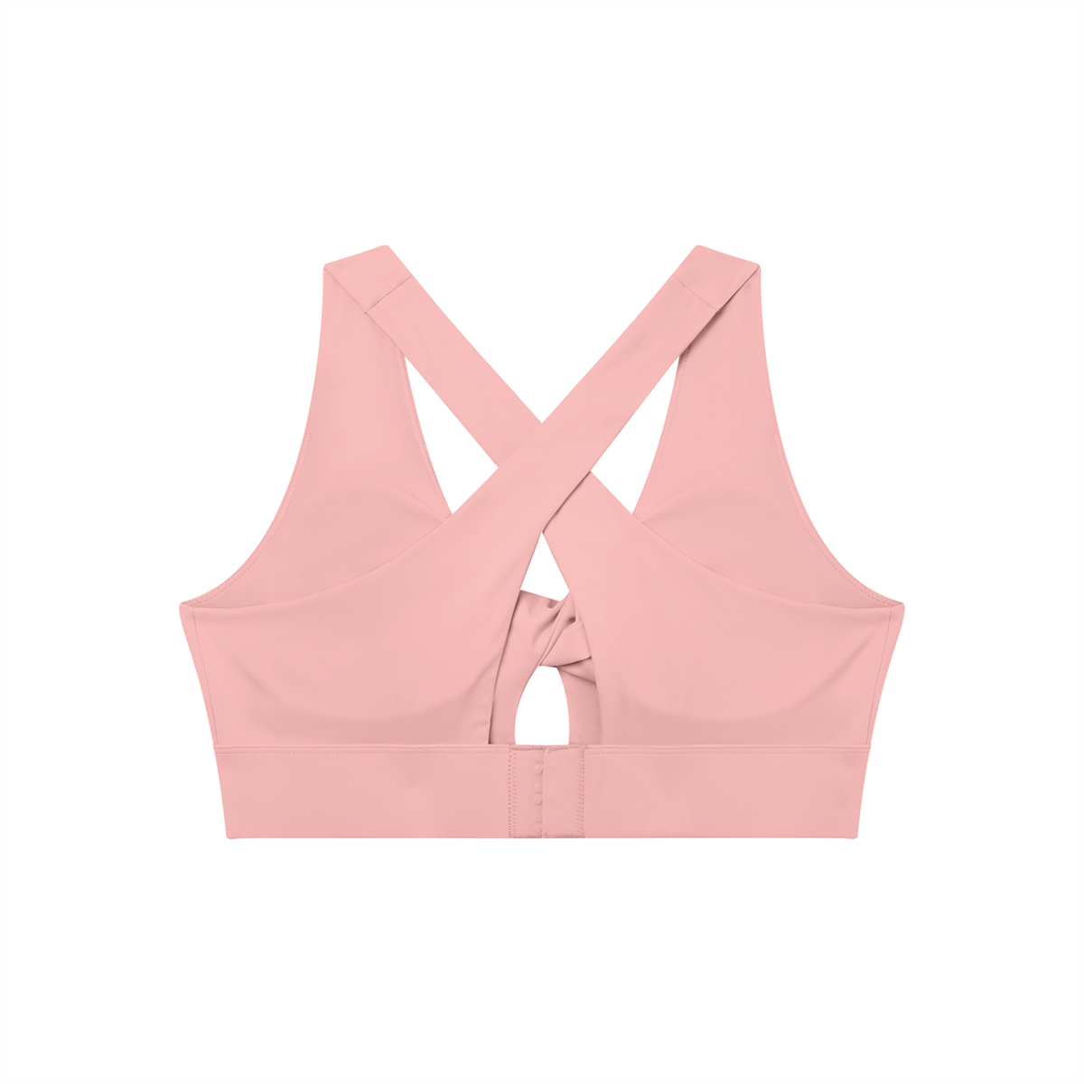 Twist Front V-neck Sports Bra