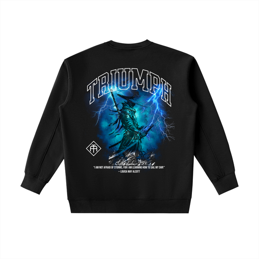 Valor Heavyweight Sweatshirt-Blue