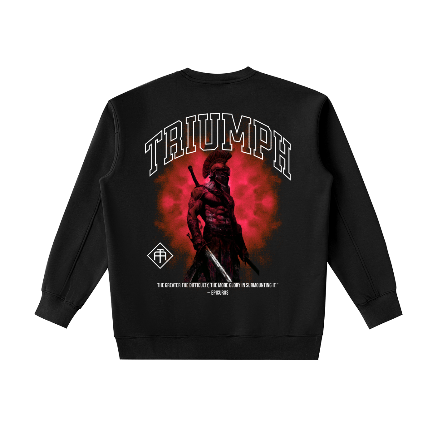 Valor Heavyweight Sweatshirt-Red