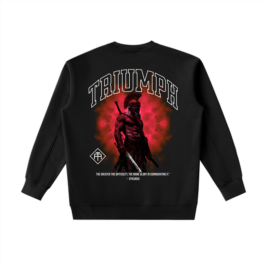Valor Heavyweight Sweatshirt-Red