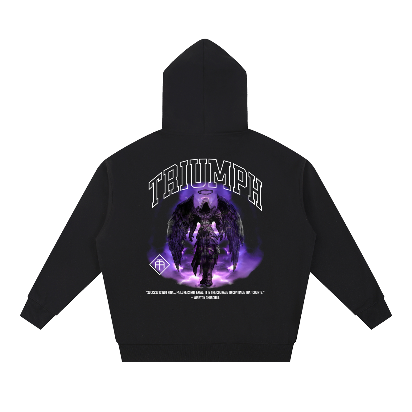 Valor Oversized Hoodie-Purple