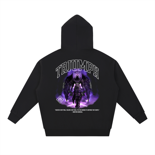 Valor Oversized Hoodie-Purple