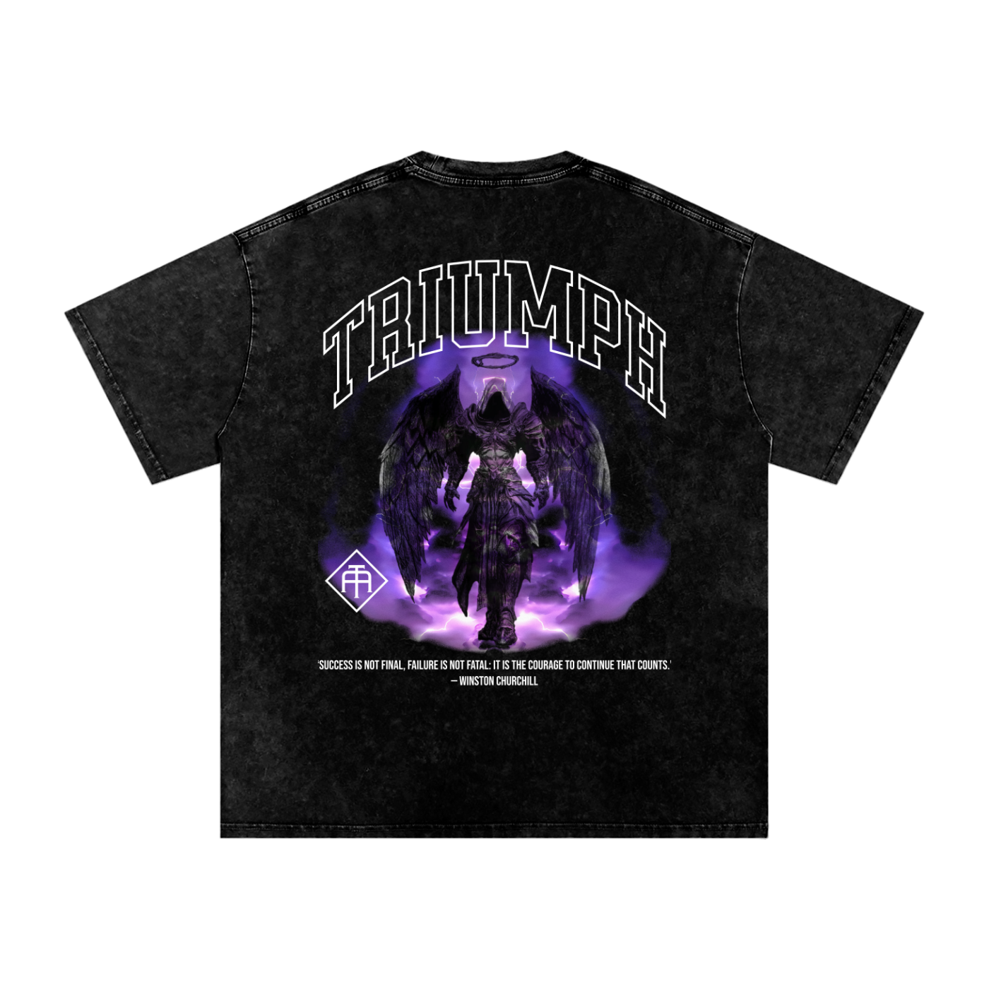 Valor Oversized Tee-Purple