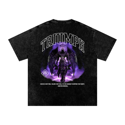 Valor Oversized Tee-Purple