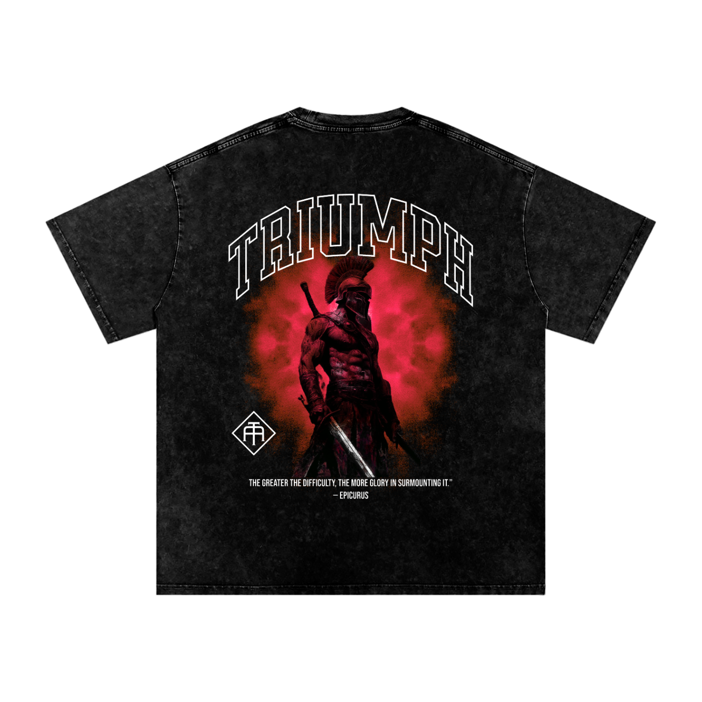 Valor Oversized Tee-Red
