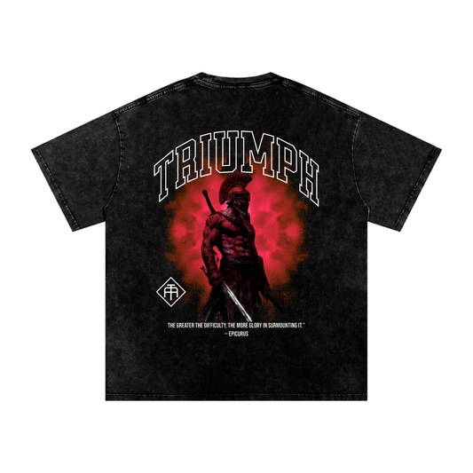 Valor Oversized Tee-Red
