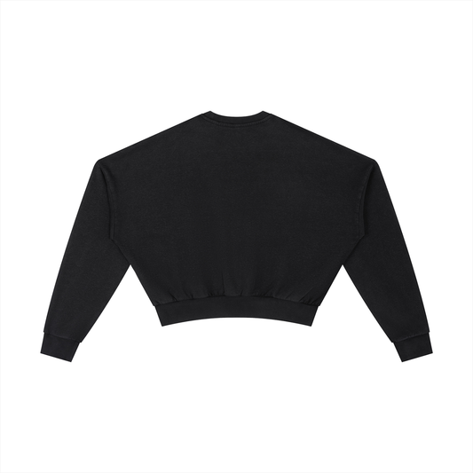 Women's Vintage Washed Cropped Sweatshirt