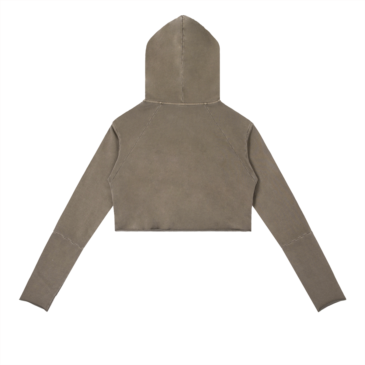 Women's Vintage Washed Cut Hoodie