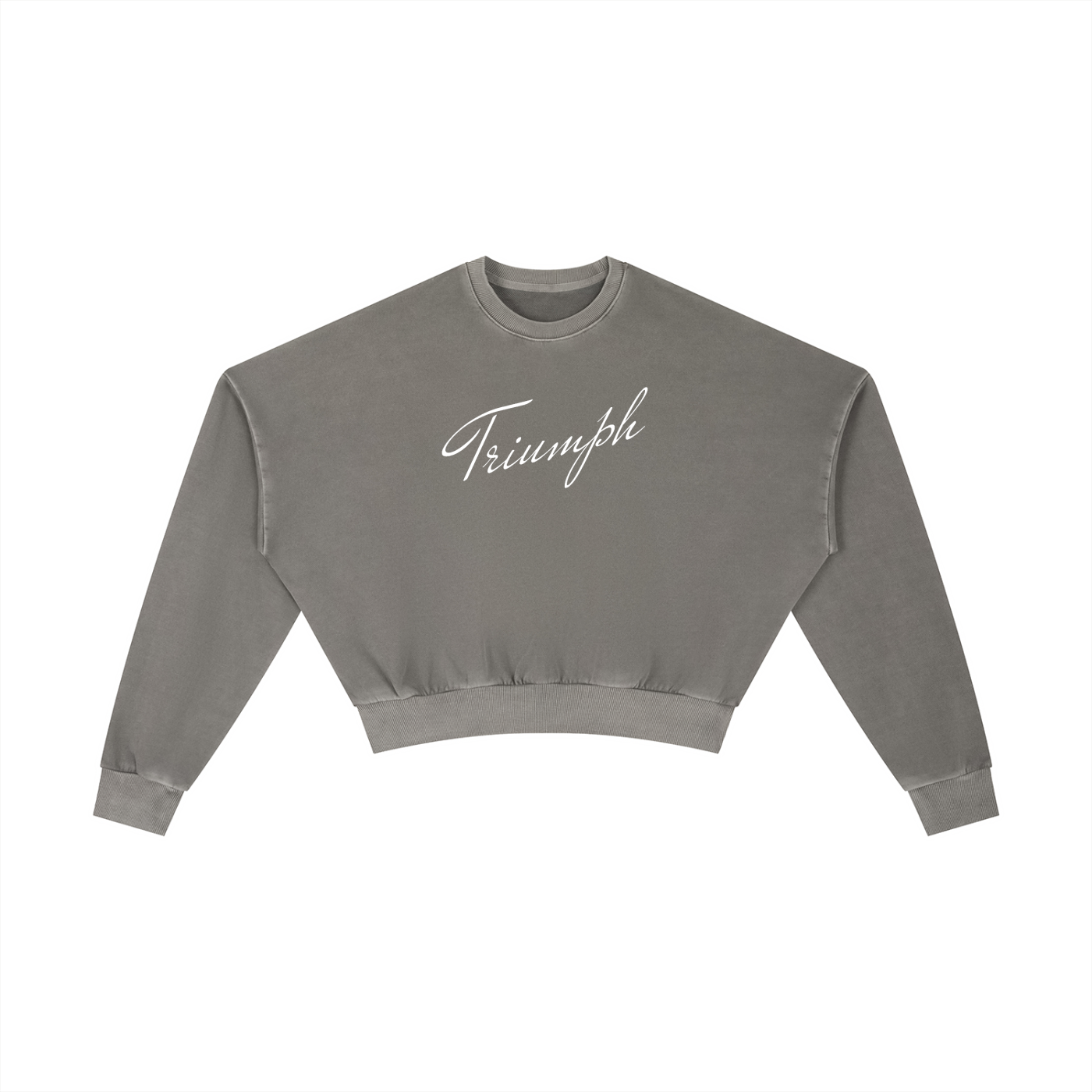 Women's Vintage Washed Cropped Sweatshirt
