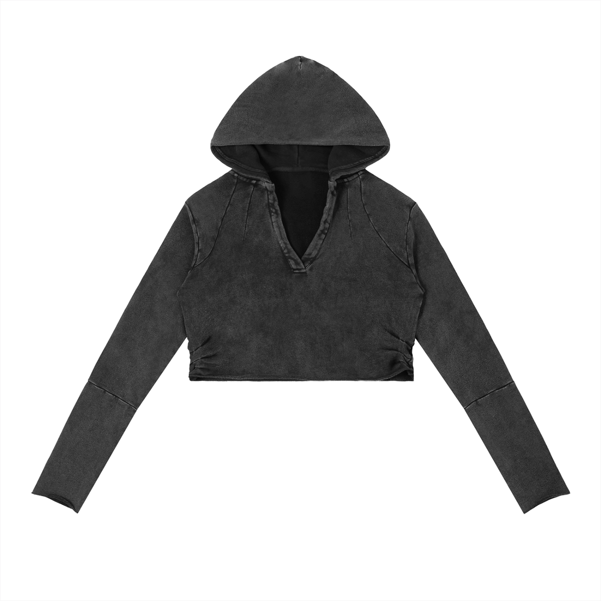 Women's Vintage Washed Cut Hoodie