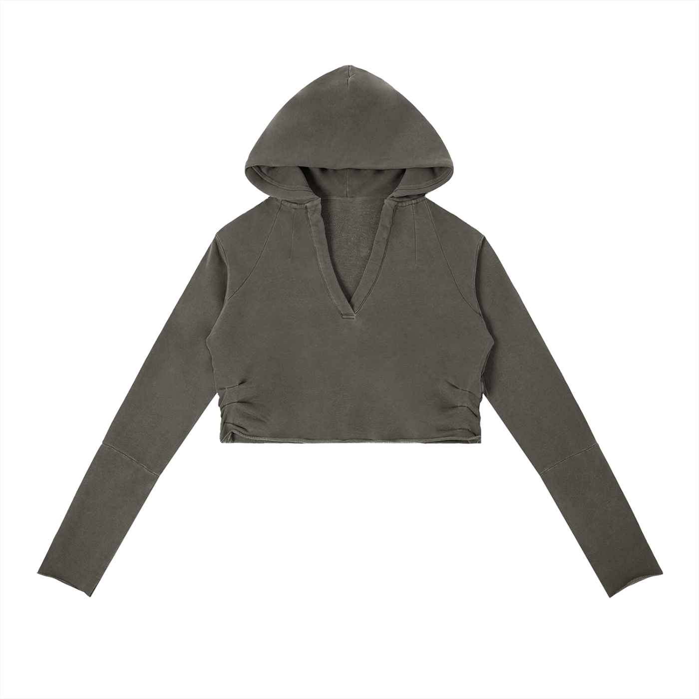 Women's Vintage Washed Cut Hoodie