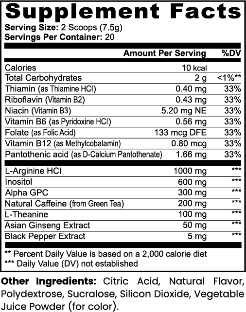 Triumph Supplements® FOCUS Pre-Workout