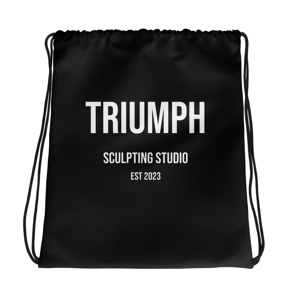 Sculpting Studio Drawstring Bag