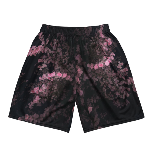 Cherry Blossom Mesh Shorts